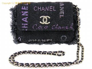 シャネル シャネル CHANEL デニム フリンジ マトラッセ ミニ チェーンショルダーバッグ AP2602 ゴールド金具 【 SA532630 】の基本紹介画像