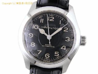 ハミルトン カーキ ハミルトン HAMILTON メンズ腕時計 カーキ フィールド マーフ オート H70405730 自動巻 革ベルト 【 SA66517 】の基本紹介画像