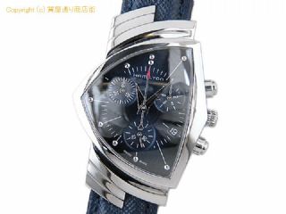 ハミルトン ベンチュラ ハミルトン HAMILTON メンズ腕時計 ベンチュラ クロノ H24432941 クオーツ クロノグラフ ブルースエードベルト エルビス・プレスリー 【 SA66518 】の基本紹介画像