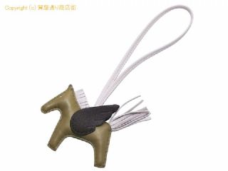 エルメス エルメス HERMES バッグチャーム ペガサス ロデオPM ベージュマルファ/モーヴペール/モカ 【 SA532640 】の基本紹介画像