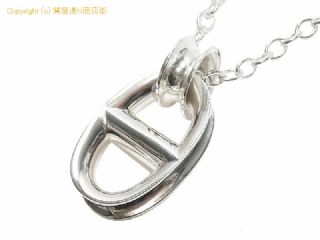 エルメス エルメス HERMES シェーヌダンクル レポンス TGM ネックレス シルバー 【 SA532651 】の基本紹介画像