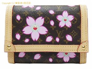 ルイ ヴィトン ルイ・ヴィトン LOUIS VUITTON LVxTM チェリーブロッサム 三つ折財布 ポルトフォイユ・ヴィクトリーヌ 村上隆 M13427 【 SA532650 】の基本紹介画像