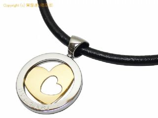ブルガリ ブルガリ BVLGARI SS/750YG トンド ハート ペンダント ネックレス/チョーカー 【 SA72667 】の基本紹介画像