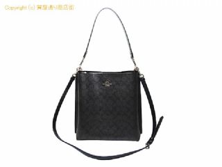 コーチ コーチ COACH シグネチャー 2WAY ショルダーバッグ CA561 ブラウン/ブラック 【 SA532656 】の基本紹介画像