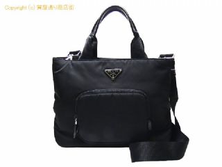 プラダ プラダ PRADA ナイロン 2WAY ハンドバッグ/ショルダーバッグ 1BG354 NERO 【 SA532657 】の基本紹介画像