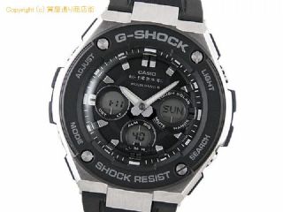 カシオ G-SHOCK カシオ CASIO メンズ腕時計 ジーショック G-SHOCK ジースティール G-STEEL Mid Size Series GST-W300-1AJF タフソーラー 電波時計 【 SA66526 】の基本紹介画像