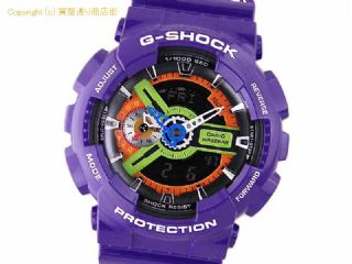 カシオ G-SHOCK カシオ CASIO メンズ腕時計 ジーショック G-SHOCK エヴァンゲリオン コラボレーションモデル GA-110EV-6AJR クオーツ アニメ マンガ 【 SA66547 】の基本紹介画像