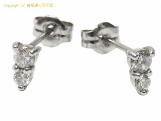 ノンブランド PT900 ダイヤモンド ピアス 0.1ct 0.1ct 【 SA72683 】の基本紹介画像