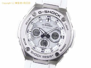 カシオ G-SHOCK カシオ CASIO メンズ腕時計 ジーショック G-SHOCK ジースティール G-STEEL Mid Size Series GST-W310-7AJF タフソーラー 電波時計 ホワイト 【 SA66557 】の基本紹介画像