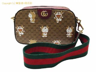 グッチ グッチ GUCCI ミニGGスプリーム ドラえもんコラボ 牛 ショルダーバッグ 574886 【 SA532686 】の基本紹介画像