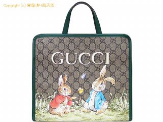グッチ グッチ GUCCI チルドレンズ ハンドバッグ ピーターラビット 605614 グリーン 【 SA532729 】の基本紹介画像
