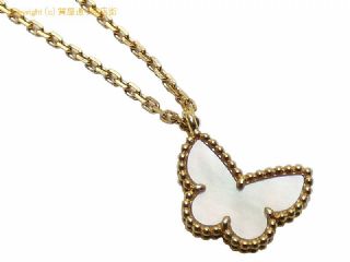 ヴァンクリーフ&アーペル スイートアルハンブラ ヴァンクリーフ&アーペル Van Cleef & Arpels VCA 750YG スイートアルハンブラ パピヨン シェル/マザーオブパール ネックレス 【 SA72688 】の基本紹介画像