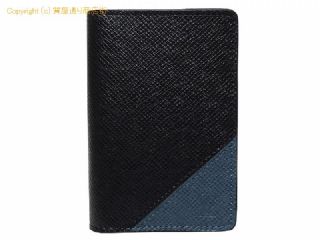 ルイ ヴィトン ルイ・ヴィトン LOUIS VUITTON タイガ カードケース オーガナイザードゥポッシュ M30983 ブラック/ブルー 【 SA532740 】の基本紹介画像