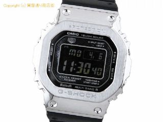 カシオ G-SHOCK カシオ CASIO メンズ腕時計 G-SHOCK ジーショック フルメタル GMW-B5000-1JF タフソーラー 電波時計 モバイルリンク シルバー 【 SA66572 】の基本紹介画像