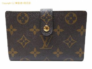 ルイ ヴィトン モノグラム ルイ・ヴィトン LOUIS VUITTON モノグラム がま口財布 ポルトフォイユ・ヴィエノワ M61674 【 SA532748 】の基本紹介画像