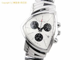 ハミルトン ベンチュラ ハミルトン HAMILTON メンズ腕時計 ベンチュラ Ventura クロノ H24432151 クオーツ クロノグラフ フレックスベルト 【 SA66576 】の基本紹介画像