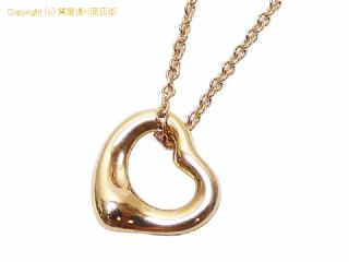 ティファニー ティファニー TIFFANY&Co. 750RG ローズゴールド/ピンクゴールド オープンハートハート 11mm ペンダントネックレス 【 SA72689 】の基本紹介画像