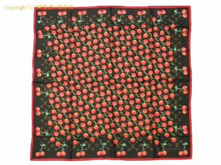 ルイ ヴィトン ルイ・ヴィトン LOUIS VUITTON カレ・モノグラム チェリー M71962 マロン 村上隆 【 SA532762 】の基本紹介画像