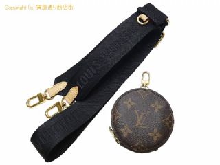 ルイ ヴィトン ルイ・ヴィトン LOUIS VUITTON ショルダーストラップ コインケース付 J02487 ブラック 【 SA532778 】の基本紹介画像