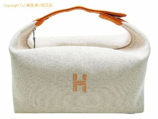 エルメス エルメス HERMES ハンドポーチ ブリッドアブラックGM ジグザグ オレンジ 【 SA532781 】の基本紹介画像