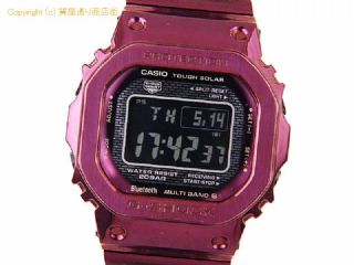 カシオ G-SHOCK カシオ CASIO メンズ腕時計 G-SHOCK ジーショック フルメタル GMW-B5000RD-4JF タフソーラー 電波時計 モバイルリンク ボルドー 【 SA66584 】の基本紹介画像
