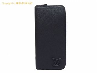ルイ ヴィトン ルイ・ヴィトン LOUIS VUITTON LVアエログラム ラウンドファスナー長財布 ジッピーウォレット ヴェルティカル M81743 ブラック 【 SA532798 】の基本紹介画像