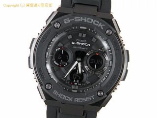 カシオ G-SHOCK カシオ CASIO メンズ腕時計 ジーショック G-SHOCK ジースティール G-STEEL GST-W100G-1BJF タフソーラー 電波時計 ブラック 【 SA66595 】の基本紹介画像