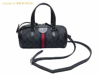 バレンシアガ バレンシアガ GUCCIxBALENCIAGA グッチxバレンシアガ ハッカープロジェクト 2WAY ハンドバッグ 680123 ブラック 【 SA532804 】の基本紹介画像