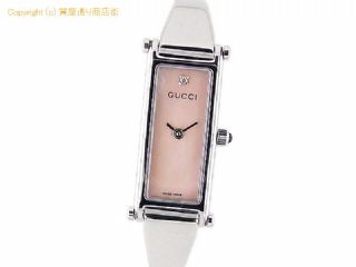 グッチ 1500L グッチ GUCCI レディース腕時計 1500L YA015554 クオーツ ダイヤ1ポイント ピンクシェルダイヤル 【 SA66597 】の基本紹介画像