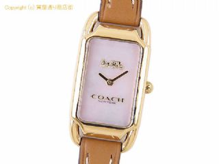 コーチ ケイディ コーチ COACH レディース腕時計 ケイディ CADIE 14504038 クオーツ ピンクシェルダイヤル 【 SA66598 】の基本紹介画像