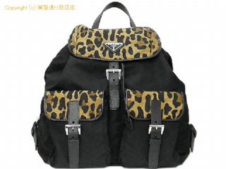 プラダ プラダ PRADA ナイロン バックパック/リュックサック 1BZ811 レオパード 【 SA532806 】の基本紹介画像