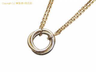 カルティエ カルティエ CARTIER 750YG/WG/PG スウィート トリニティ ネックレス 【 SA72692 】の基本紹介画像