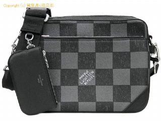 ルイ ヴィトン ダミエ チェッカーボード ルイ・ヴィトン LOUIS VUITTON ダミエ チェッカーボード ショルダーバッグ/セカンドバッグ/ポーチ/コインケース トリオ・メッセンジャー N80401 【 SA532832 】の基本紹介画像