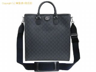 グッチ グッチ GUCCI GGスプリームキャンバス 2WAY ハンドバッグ 792118 ネイビー 【 SA532831 】の基本紹介画像