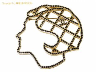 シャネル シャネル CHANEL ココシャネル マトラッセ CCマーク ラインストーン ブローチ B17A 【 SA532847 】の基本紹介画像