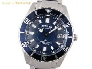 シチズン プロマスター シチズン CITIZEN メンズ腕時計 プロマスター マリン NB6021-68L 自動巻 ブルー 200m防水 ダイバーズ チタニウム 【 SA66606 】の基本紹介画像