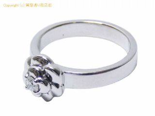 シャネル シャネル CHANEL 750WG カメリア ダイヤモンド リング/指輪 サイズ12号 【 SA72695 】の基本紹介画像