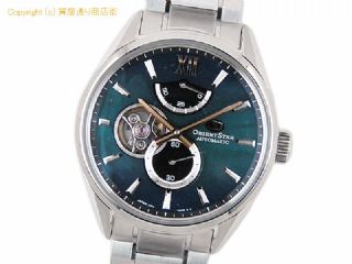 オリエントスター セミスケルトン オリエントスター ORIENT STAR メンズ腕時計 M34 F7 セミスケルトン RK-BY0001A 自動巻 パワーリザーブ ブルーグリーングラデーションダイヤル 【 SA66612 】の基本紹介画像