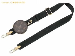 ルイ ヴィトン ルイ・ヴィトン LOUIS VUITTON ショルダーストラップ コインケース付 J02487 ブラック 【 SA532866 】の基本紹介画像