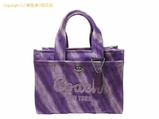 コーチ コーチ COACH キャンバス TIE DYE CARGO 2WAY トートバッグ CU029 パープル 【 SA532859 】の基本紹介画像