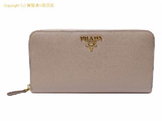 プラダ プラダ PRADA サフィアーノレザー ラウンドファスナー長財布 1ML506 CIPRIA+FUOCO 【 SA532879 】の基本紹介画像