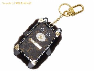 ルイ ヴィトン ルイ・ヴィトン LOUIS VUITTON モノグラム/ミンクファー キーリング/バッグチャーム ビジューサックワイルドファー M68451 【 SA532882 】の基本紹介画像