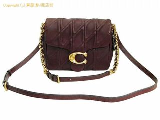 コーチ コーチ COACH タイムズ スクエア タビー ショルダー バッグ・キルティング ナッパレザー CW629 2WAYショルダー ボルドー 【 SA532885 】の基本紹介画像