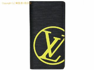 ルイ ヴィトン ルイ・ヴィトン LOUIS VUITTON エピ LVサークル ポルトフォイユ・ブラザ M67910 ノワール/イエロー 【 SA532895 】の基本紹介画像