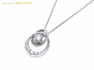 スタージュエリー スタージュエリー STAR JEWELRY PT950 プラチナ ダイヤモンド 0.19ct ネックレス 【 SA72697 】の基本紹介画像