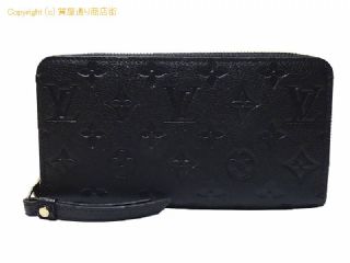 ルイ ヴィトン ルイ・ヴィトン LOUIS VUITTON モノグラム・アンプラント ジッピー・ウォレット M61864 ブラック 【 SA532902 】の基本紹介画像