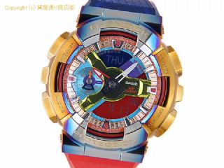 カシオ G-SHOCK カシオ CASIO メンズ腕時計 ジーショック G-SHOCK Metal Covered GM-110RB-2ADR クオーツ マルチカラー レインボー 【 SA66629 】の基本紹介画像