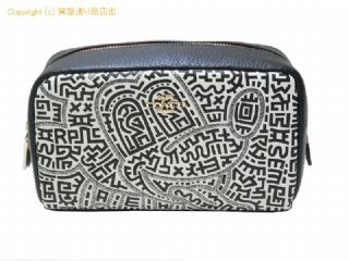 コーチ コーチ COACH ディズニー ミッキーマウスxキースヘリング メイズプリント コスメティックケース/ポーチ C7436 チョーク/ブラックマルチ 【 SA532916 】の基本紹介画像
