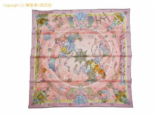 エルメス エルメス HERMES シルク スカーフ カレ70 コーラス・ステラルム ローズプードル/グリペール 【 SA532917 】の基本紹介画像