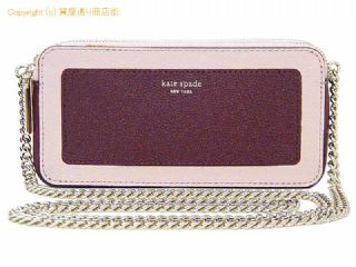 kate spade kate spade ケイトスペード ダブルジップ ショルダーバッグ マルゴー PWRU7132 チェリーウッド 【 SA532922 】の基本紹介画像